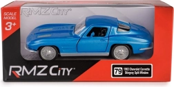 Metalmodel RMZ City Chevrolet Corvette Stingray Split Window 1963 1:35 blå