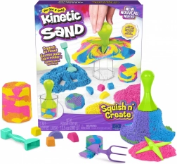 Kinetic Sand Squish N Create – klem og skab