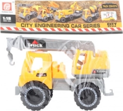 Plastisk lastbilkran med udtrækkelig bom