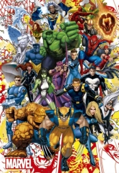 EDUCA Puslespil Marvel-helte 500 brikker