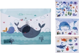 Mappe med trykknap Havets Verden 35,8 × 26 cm