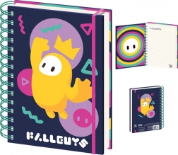 Blok A5 med motiv fra spillet Fall Guys