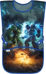 Børneforklæde med robotter BAAGL