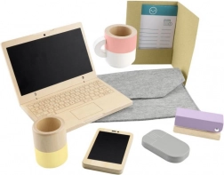 Fisher-Price træsæt til hjemmekontor for børn (9 dele)