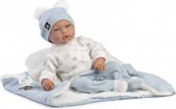 Guca realistisk babydukke med blødt stofkrop 38 cm