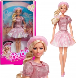 Samlingsdukke BARBIE i lyserød kjole inspireret af filmen