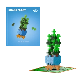 Plus-Plus blomst Snake Plant