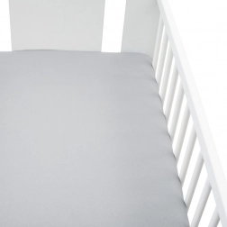 jersey stræklagen til babyseng new baby 120 × 60 cm grå