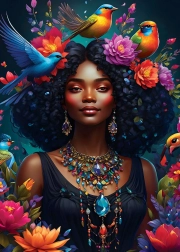 Puzzle Gaia 1000 brikker BLUEBIRD