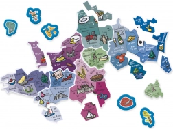 Jeujura Magnetisk kort over Frankrig