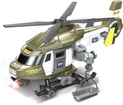 Politiets helikopter med friktionsdrev og effekter