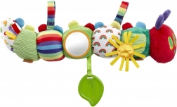 Tekstil legetøj Den meget sultne larve – aktivt plysbægrangle og bidering