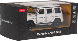 Metalmodel Mercedes-AMG G 63 med lyd, hvid RASTAR