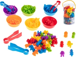 Montessori læringslegetøj til at lære at tælle – Safari-dyr