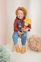 Lilliputiens dukke Lea med håndtaske