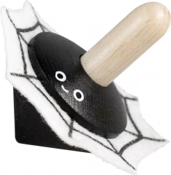 Detoa træsnurretop med filt Edderkop