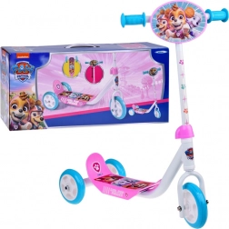 Børnetrigglescooter Paw Patrol lyserød