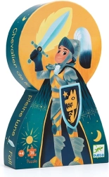 Puslespil Ridder Fuldmåne - DJECO, 36 brikker