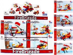 Byggesæt brandmænd med minifigur – 4 varianter