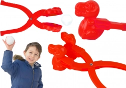 Snebold-maskine dinosaur rød