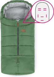 Petite&Mars justerbar kørepose 3-i-1 Jibot Horizontal Juicy Green