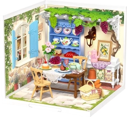 RoboTime 3D træminiature Sommerveranda