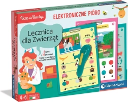 Talende pen 500 spørgsmål – dyreklinik (polsk version) CLEMENTONI