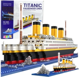 Byggesæt skib RMS TITANIC 3D‑model – 1878 klodser