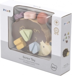 VIGA PolarB Trælegetøj Pindsvin med skruer Montessori