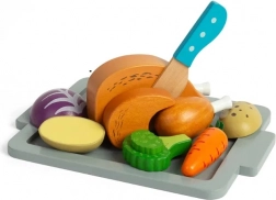 Bigjigs Toys Trælegesæt til stegt kylling