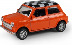 Metalmodel af bil Mini Cooper 1:32 (11 cm) med friktionsmotor