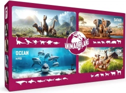 Mega sæt 60 stk Faunica Animal Planet Dino/Safari/Ocean/Gård