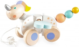 Trækket Trælegetøj Enhjørning