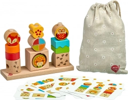 Lucy & Leo træpuslespil Dag og nat med skabeloner