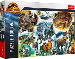 Puslespil 1000 brikker – JURASSIC WORLD: I dinosaurernes fodspor