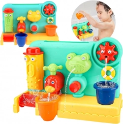 Farverigt badetøj med vandeffekter