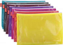 Lomme med lynlås A4 33,5 × 23,5 cm