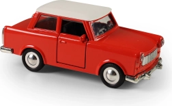 Metal retro bilmodel Trabant 1:32 med friktionsmotor