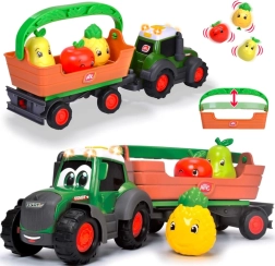 Interaktiv Fendt-traktor med aftagelig anhænger og frugt