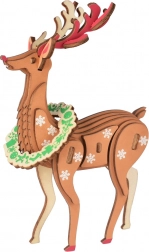 træ 3D-puslespil julerensdyr