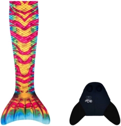 Børnekostume havfrue Coral med monofinne