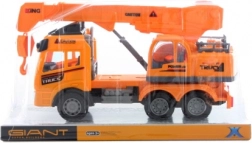 Plastisk kranvogn med friktionsmotor