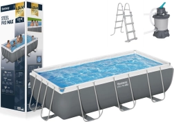 Pool med stativ 404 x 201 x 100 cm Bestway