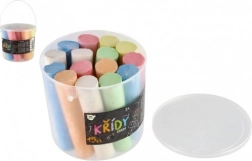 Farvede fortovskridt i spand