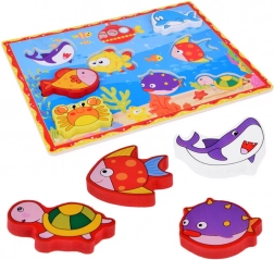 Træpuslespil med indlæg Hav JOKOMISIADA