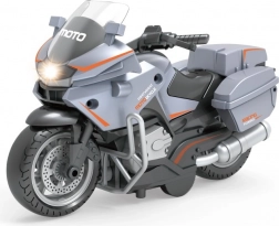 Grå Racermotorcykel med Pull-Back-funktion