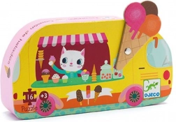 Puslespil Isen kører - DJECO - 16 brikker