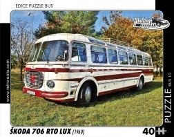 RETRO-AUTA Puslespil BUS Škoda 706 RTO LUX (1960) 40 brikker
