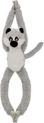 Hængende plysklemur med velcro 45 cm