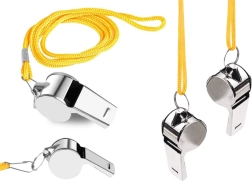 Metalfløjte med snor